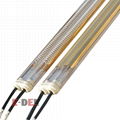 IR Heating Lamp Gold Reflector Twin Tube Shortwave IR Lamp 3