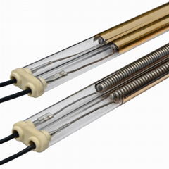 Infrared Heating Lamps Quartz IR Radiator for Laminated Glass Cutting