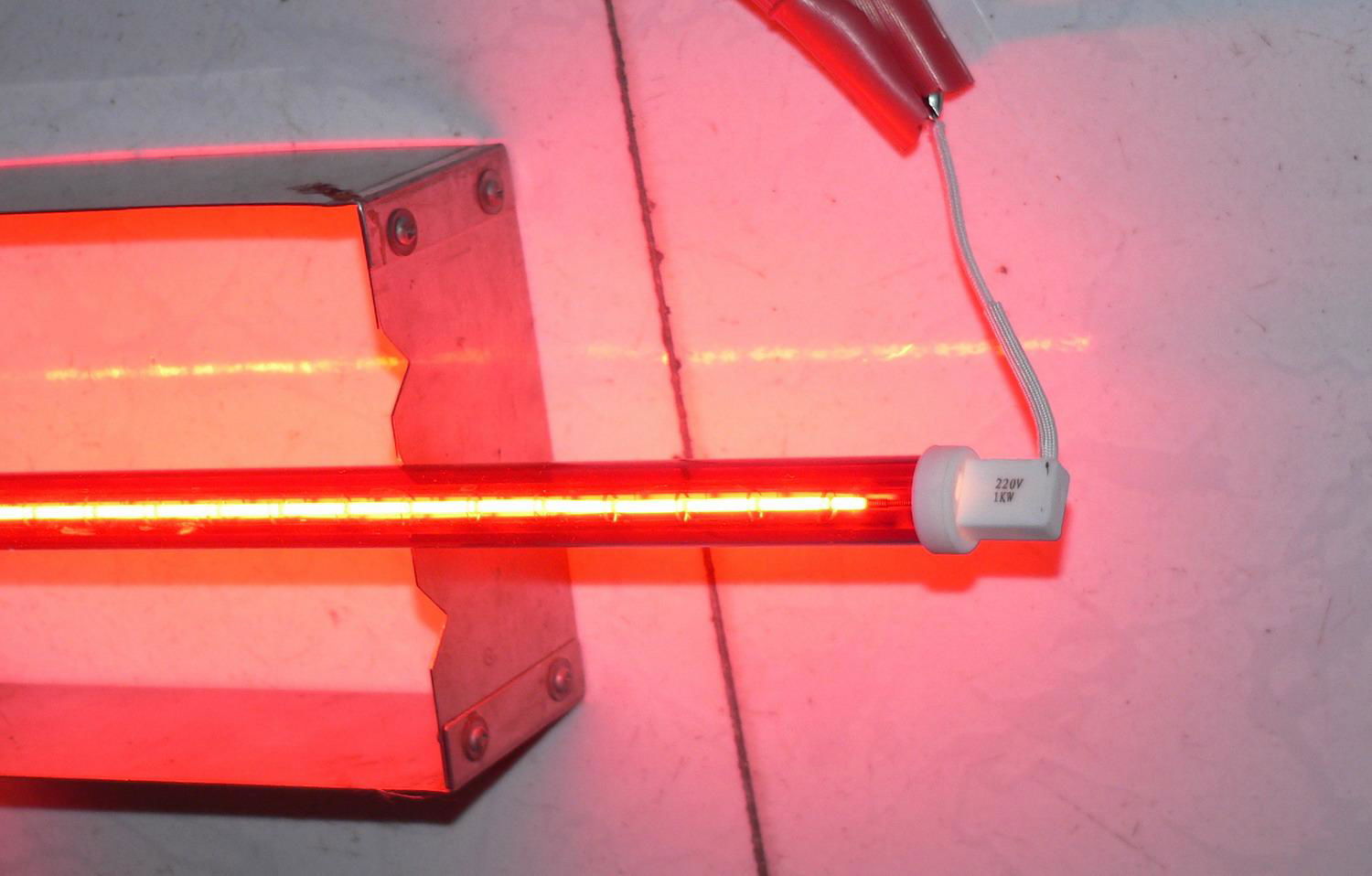 Red Glass Tube Heating Lamp 3