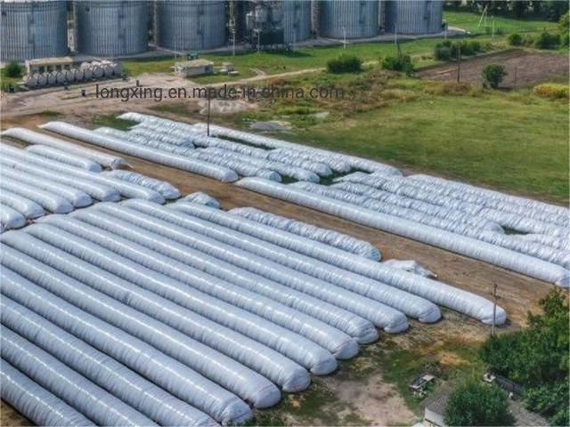 Hot Sale Super Large Polythene Plastic Silage Silo Bag for Grain Storage 4