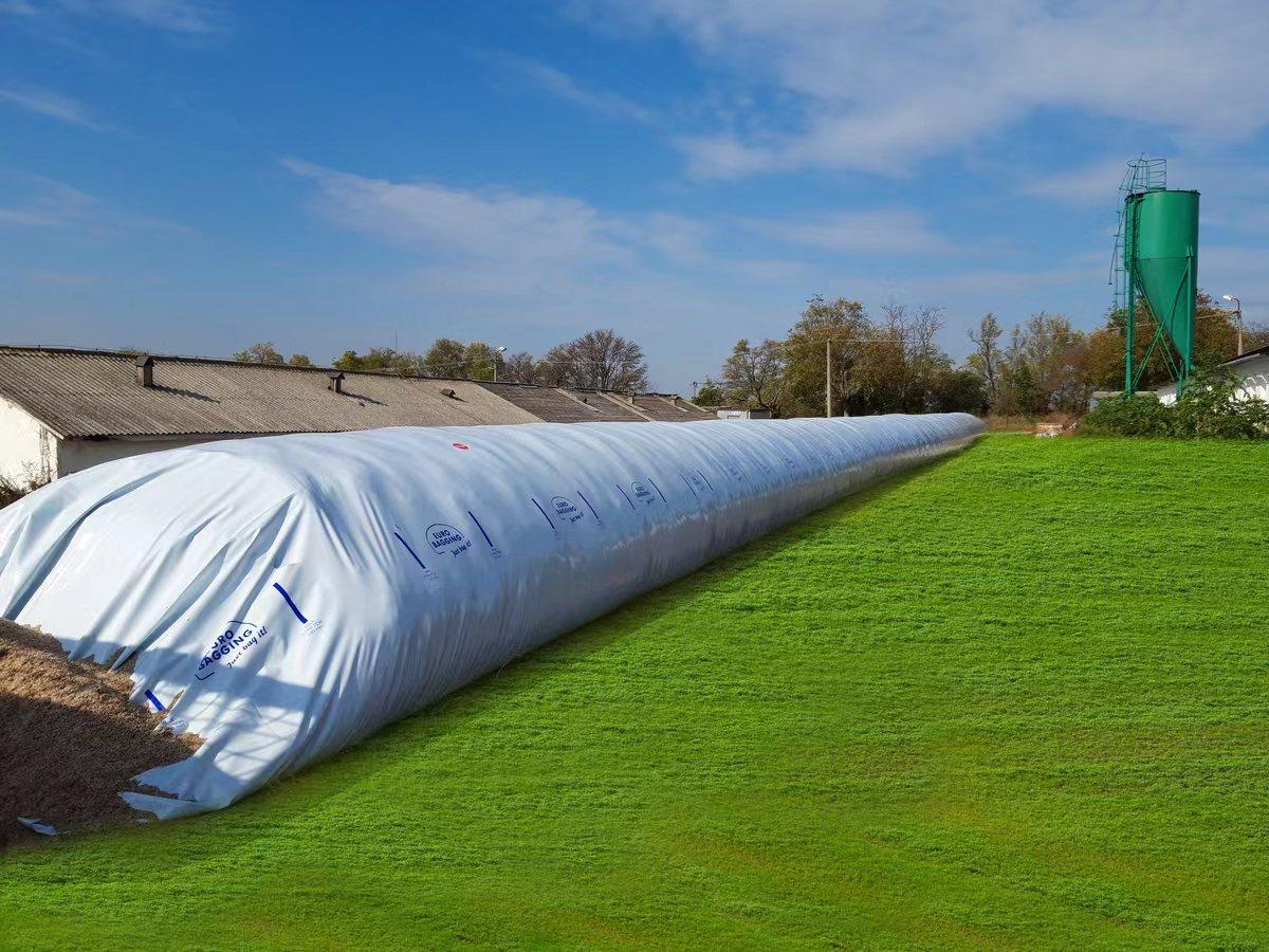 8ft 9ft10ft Agricultural white/black Silage storage bag Heavy duty pe