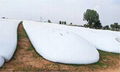 8ft 9ft10ft Agricultural white/black Silage storage bag Heavy duty pe plastic gr 1