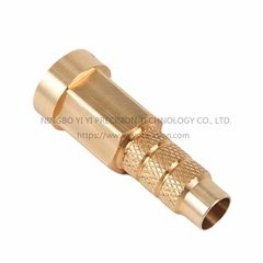 high precision swiss turned parts copper hardware parts