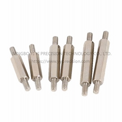 stainless steel customized hexagonal pillar screws