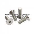 customized counter sunk head screws stainless steel fasteners 1