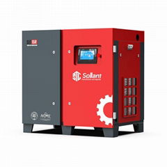 SOLLANT 15KW Industrial Air Compressor 20HP Rotary Screw Air Compressor