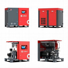 SOLLANT 18.5kw 22kw 20hp-25hp Rotary Screw Diesel Air Compressor