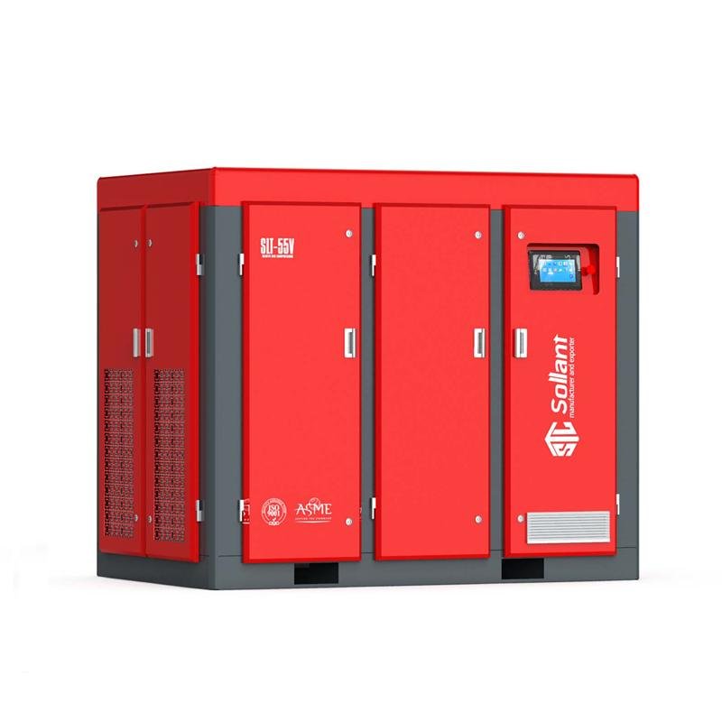 55Kw 75hp Variable Speed Oil-Injected High Pressure Rotary Screw Air Compressor