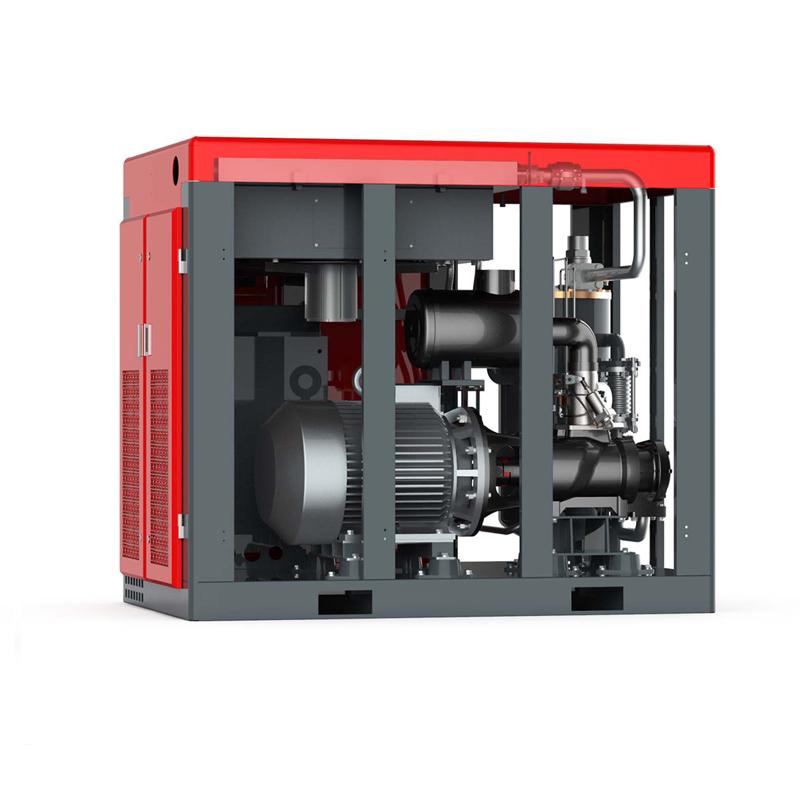 55Kw 75hp Variable Speed Oil-Injected High Pressure Rotary Screw Air Compressor 4