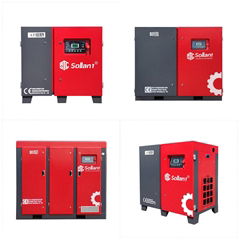 SOLLANT 7.5kw-355kw 10hp-482hp Direct Driven Fixed Speed Screw Air Compressor