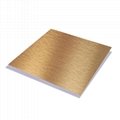 201 304 Titanium Gold Hairline Colored  Stainless Steel Sheet 4