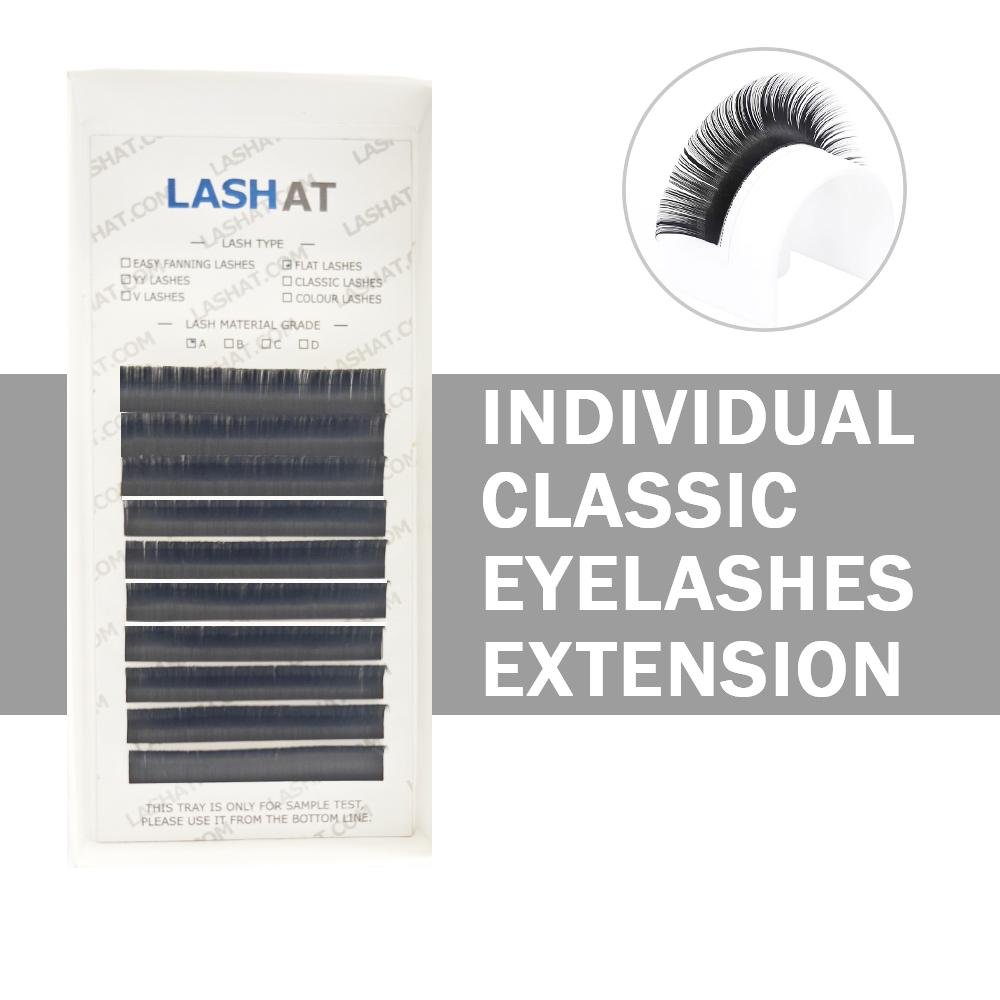  0.07 thickness faux mink eyelashes Classic lash extensions