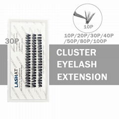 Extra Soft Single Segment Eyelash Mink Cluster Wimpern Vegan Demi Wispies Lash