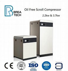 Oil-free scroll compressor