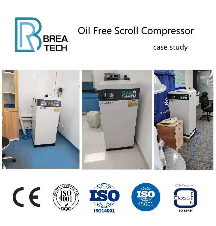 Oil-free scroll compressor 5