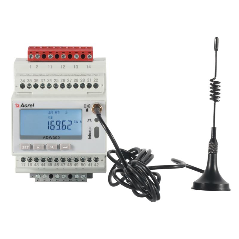安科瑞新品環保用電計量表4g無線傳輸ADW300-HJD36互感器開合報警 4