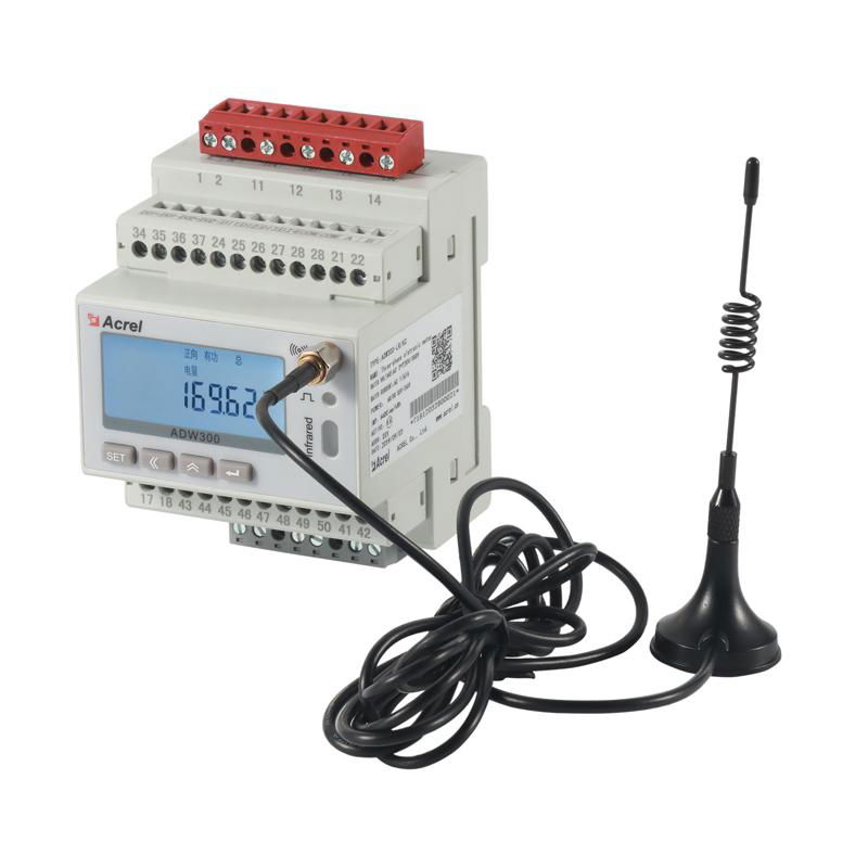 安科瑞导轨式交流电子式多功能电度表ADW300/C支持RS485通讯电表 3