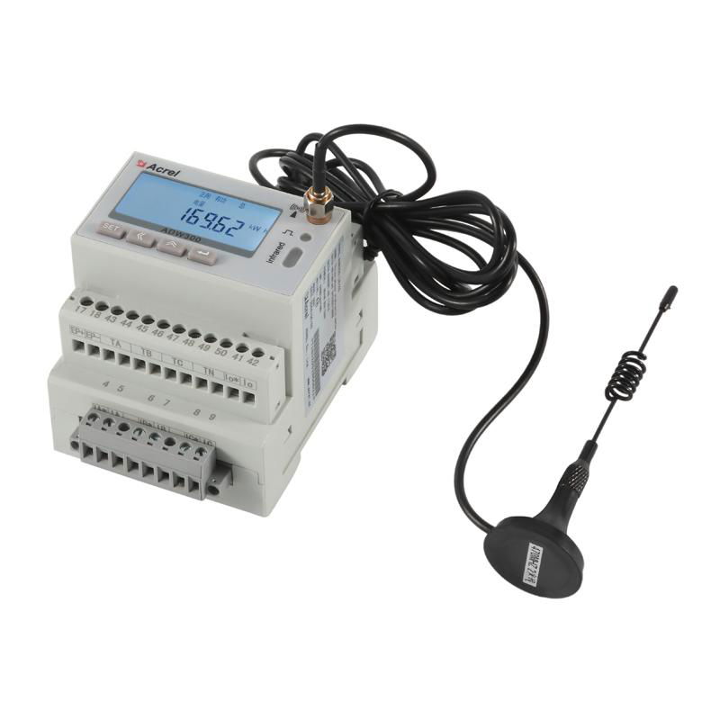 安科瑞導軌式交流電子式多功能電度表ADW300/C支持RS485通訊電表 5