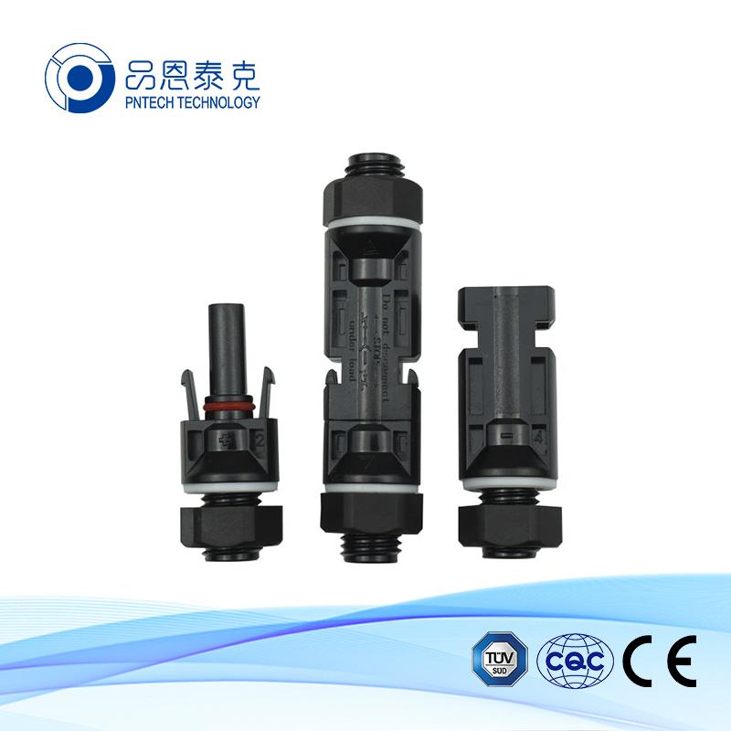 光伏连接器1000V太阳能MC4连接器板端连接器 2