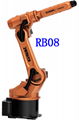 GSK RB08机器人应用，303，304不锈钢板件去毛刺 1