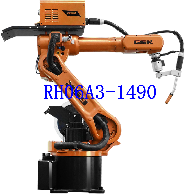 GSK RH06 welding robot application on welding tooling 4