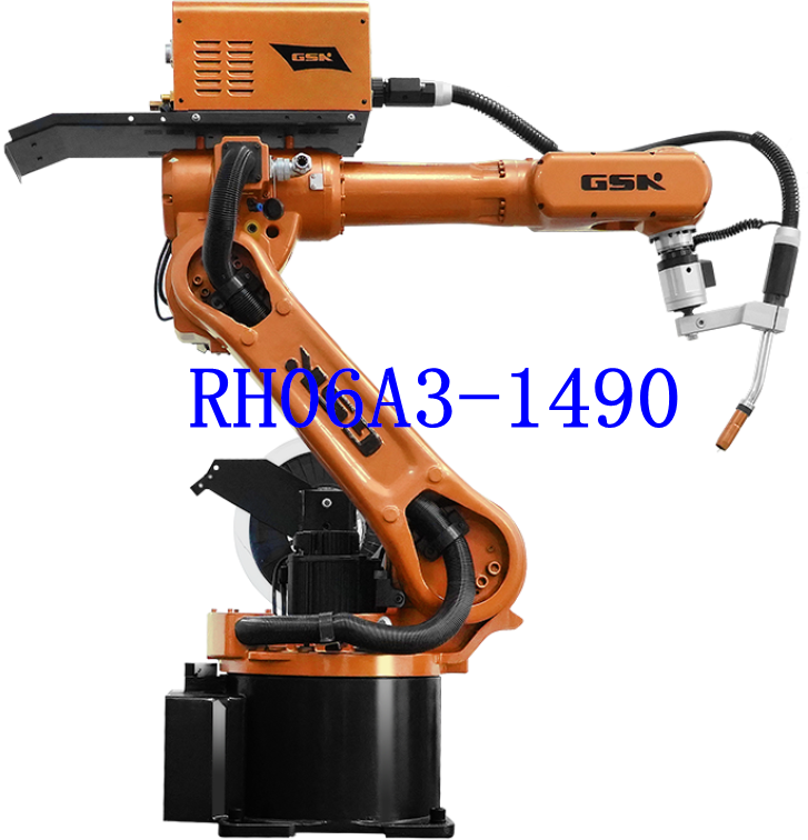 GSK RH06 welding robot application in machinery company welding