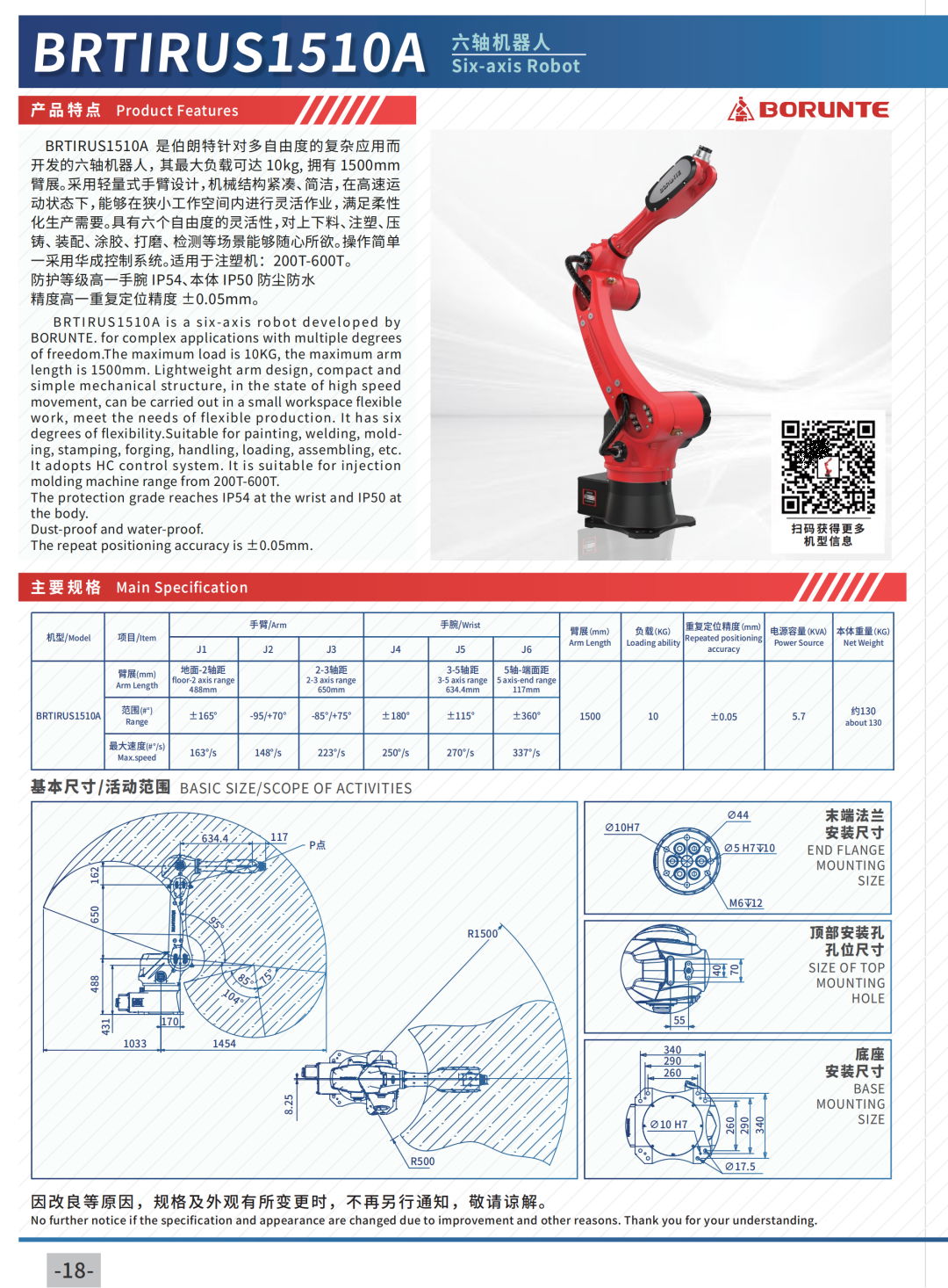 BRTIRPZ1508A Five-axis Robot 2