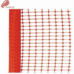 HDPE plastic warning barrier mesh