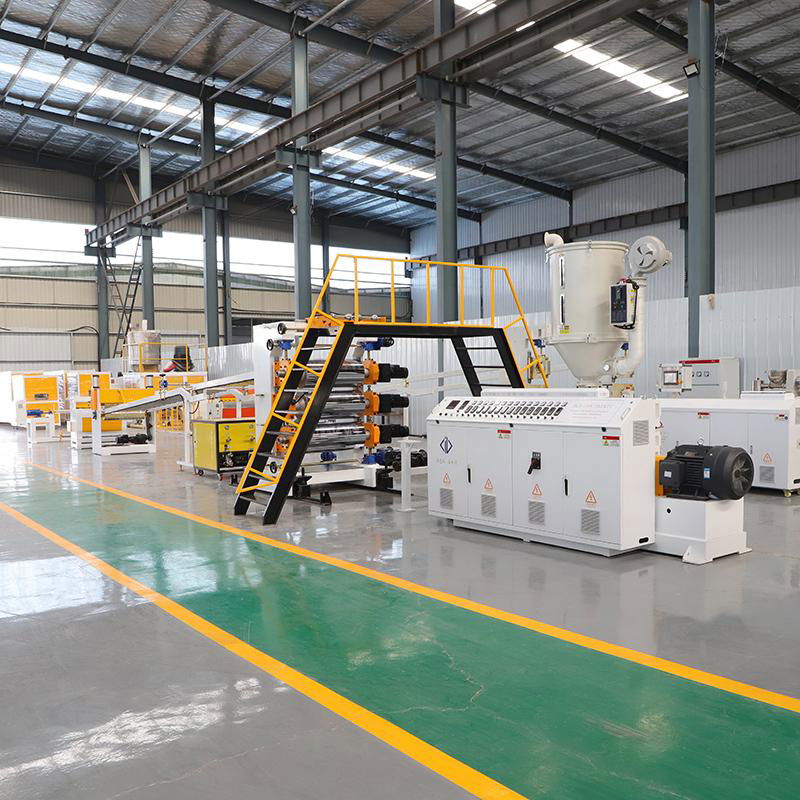 Single/Multi Layer PP/PE/ABS Sheet Extruder Machine Production Line 5