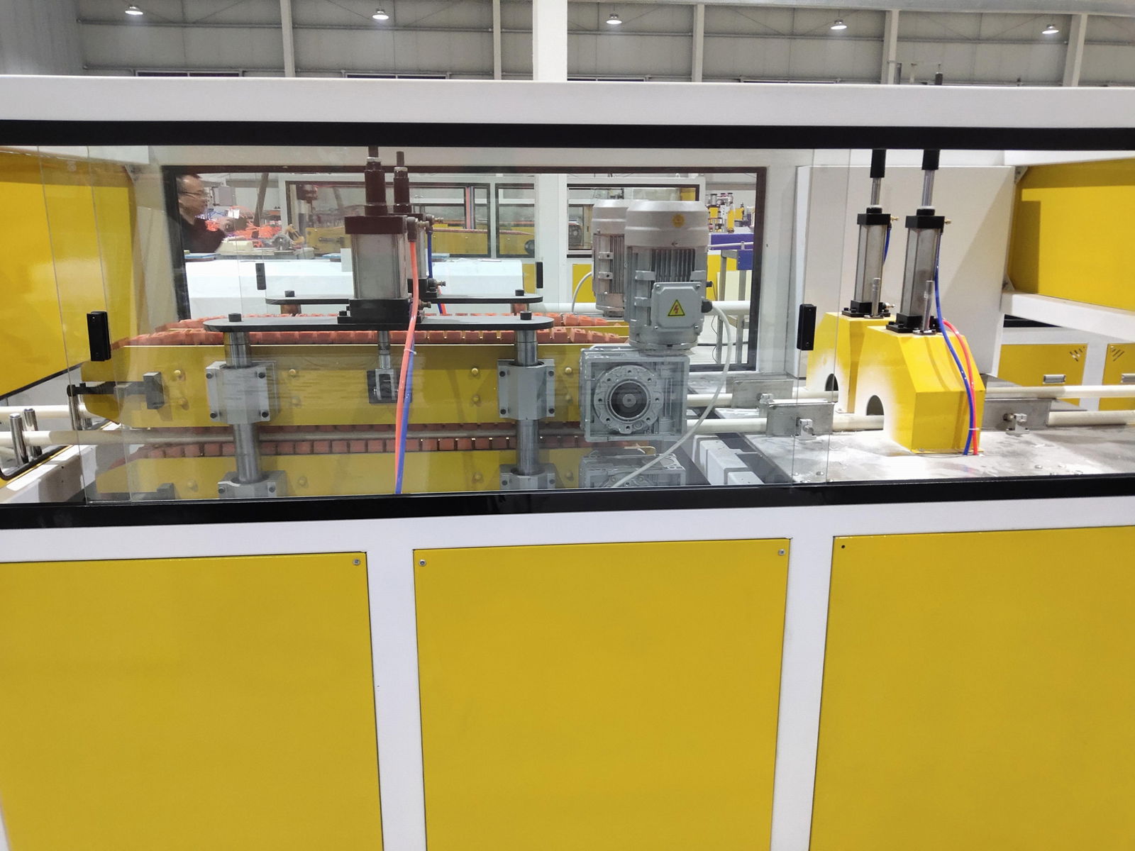 High Quality PVC/UPVC Double Pipe Extruder Machine/Production Line 4