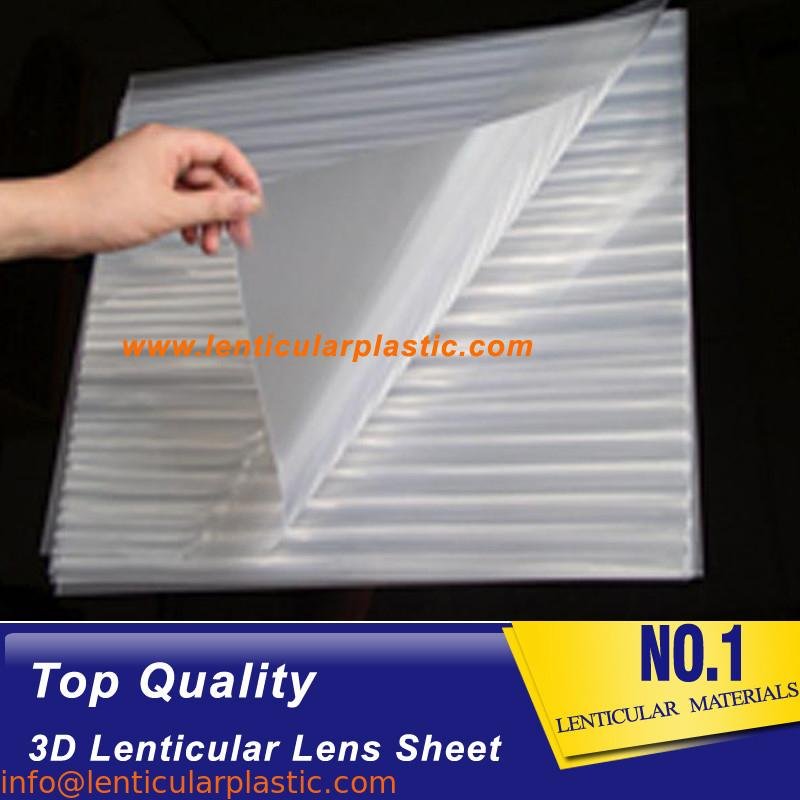 Ultra thin 0.25mm 160 lpi lenticular foils 3d lenticular sheet film plastic lens