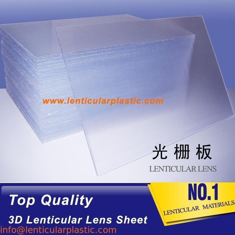 30 Lpi 3d Lenticular Sheet 3mm Clear PS Plastic Lenticular Lens Sheet Material