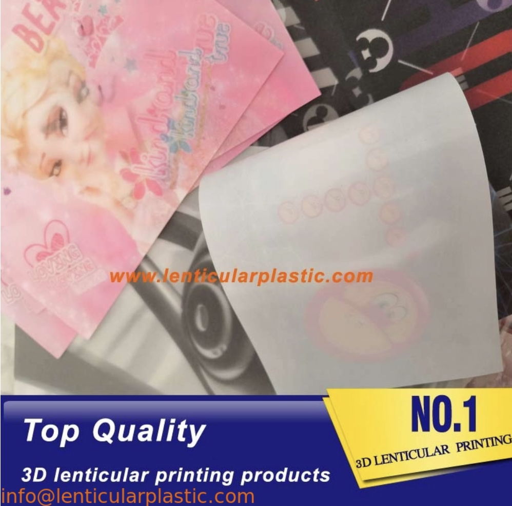 Customized Hot Transfer TPU 3D Lenticular Pictures Sheet Lenticular Fabric cloth
