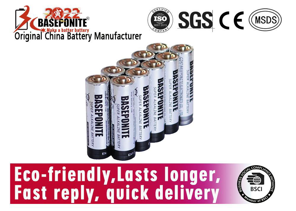 Baseponite 1.5V AA, LR6, AM3 Alkaline Batteries, High Capacity Double A Batterie 3