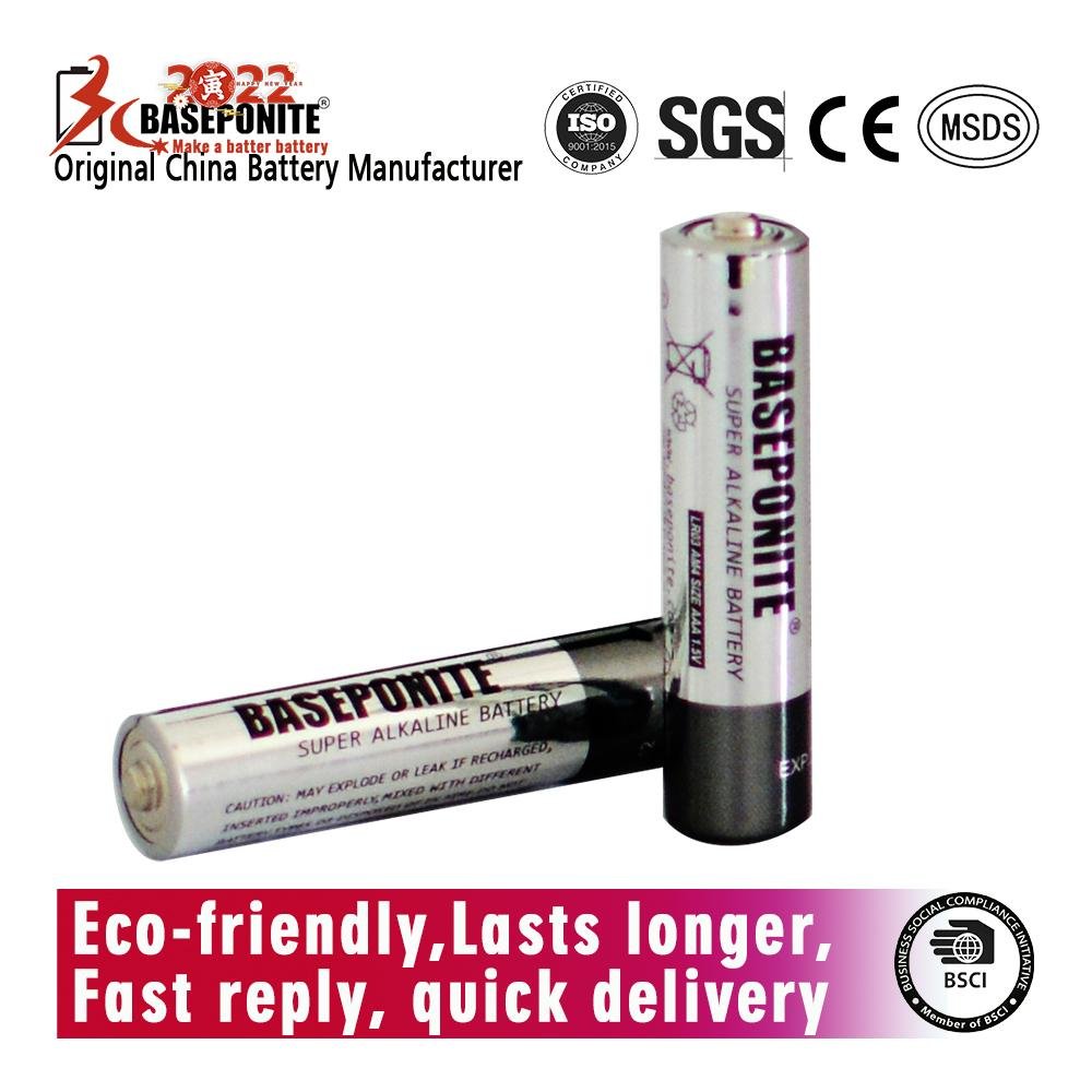 BASEPONITE AAA Alkaline Battery Super Power Premium LR03/AAA 1.5 Volts 20PCS Pap 2