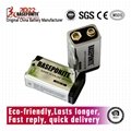 Baseponite 9 Volt Batteries, Long-Lasting 6lr61 Alkaline Power Battery (8 Pack)