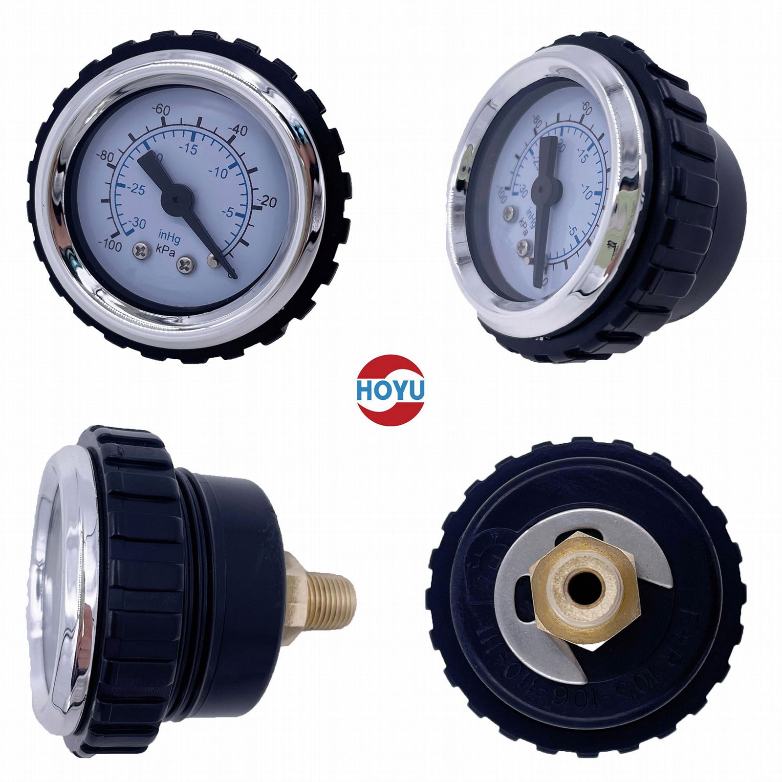 plsatic pressure gauge with Protective Cover 2