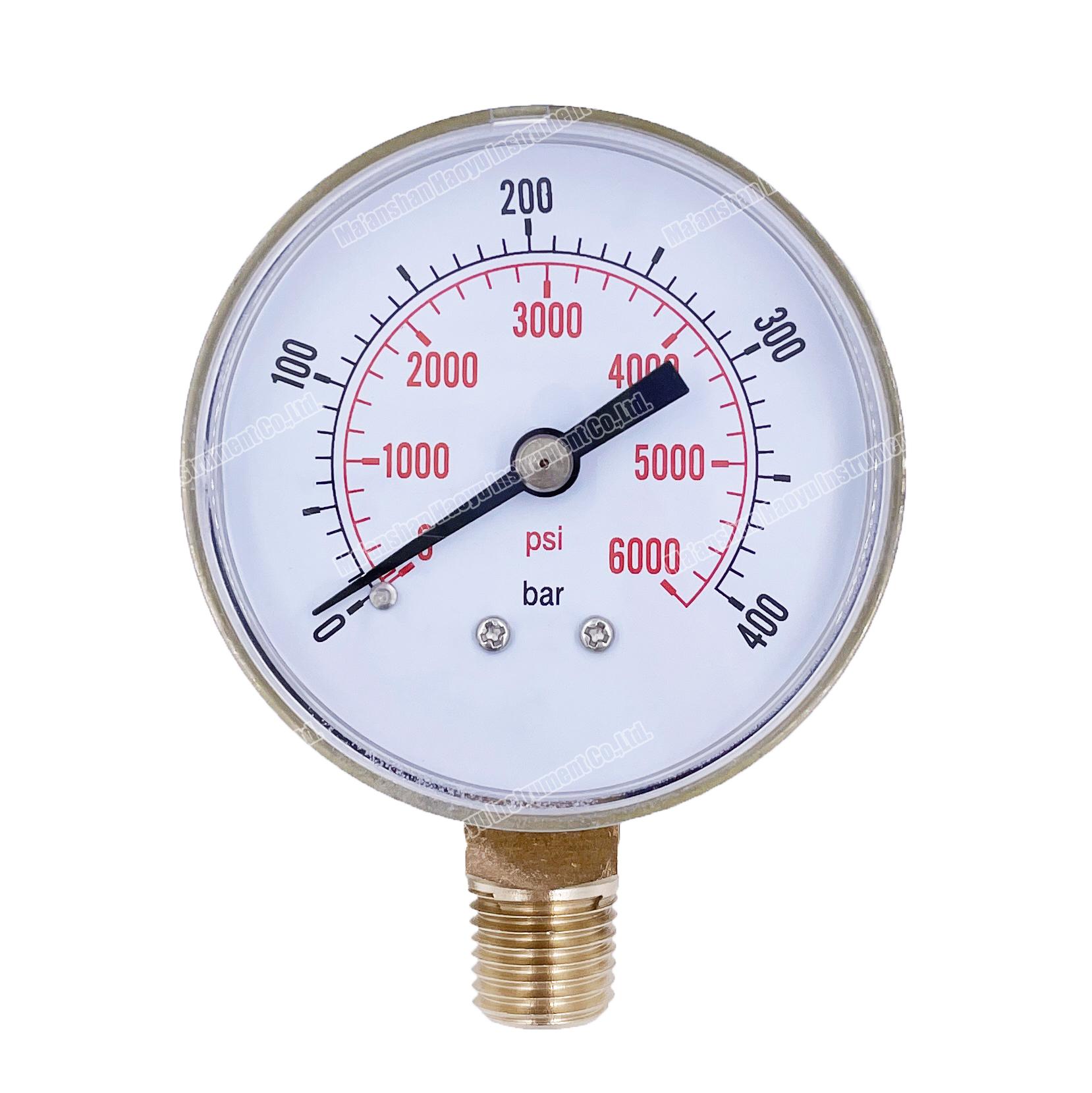 iron case pressure gauge Haoyu (China Manufacturer) Pressure Gauge