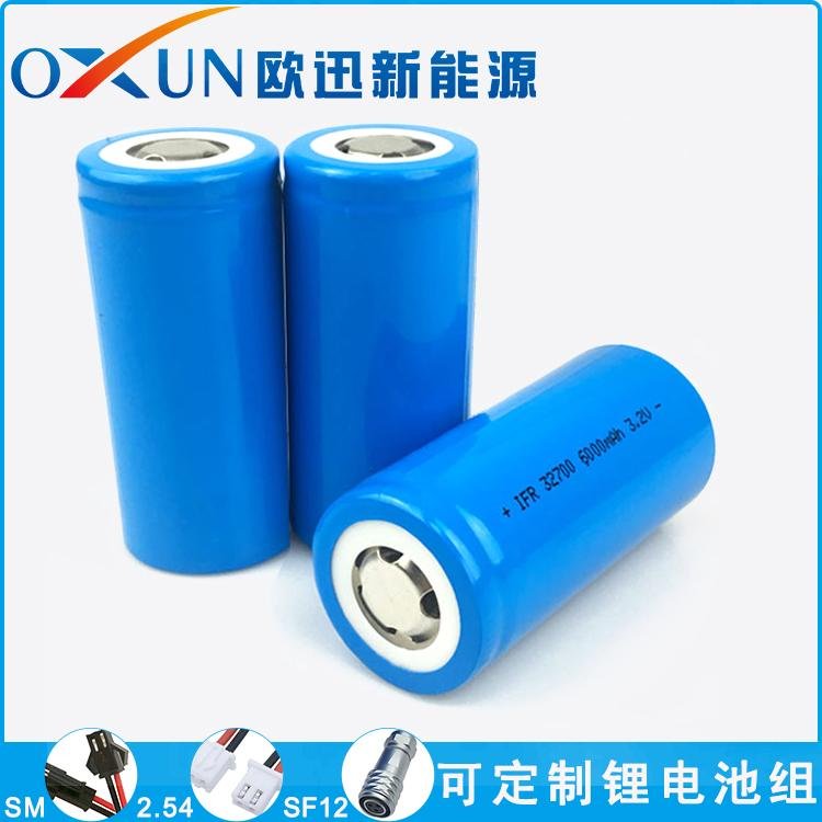 OXUN IFR32700 lithium iron phosphate battery 3.2V 6000mAh 5