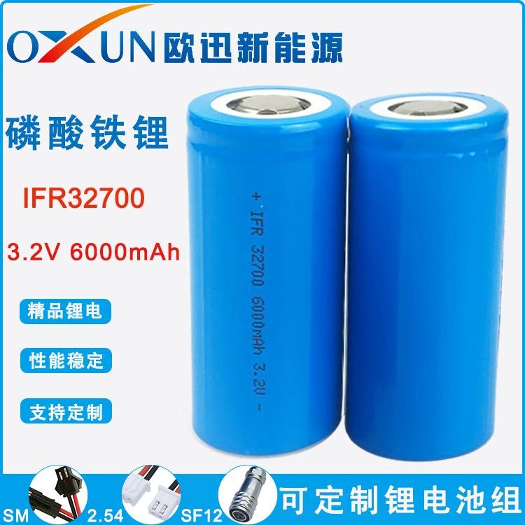 OXUN IFR32700 lithium iron phosphate battery 3.2V 6000mAh