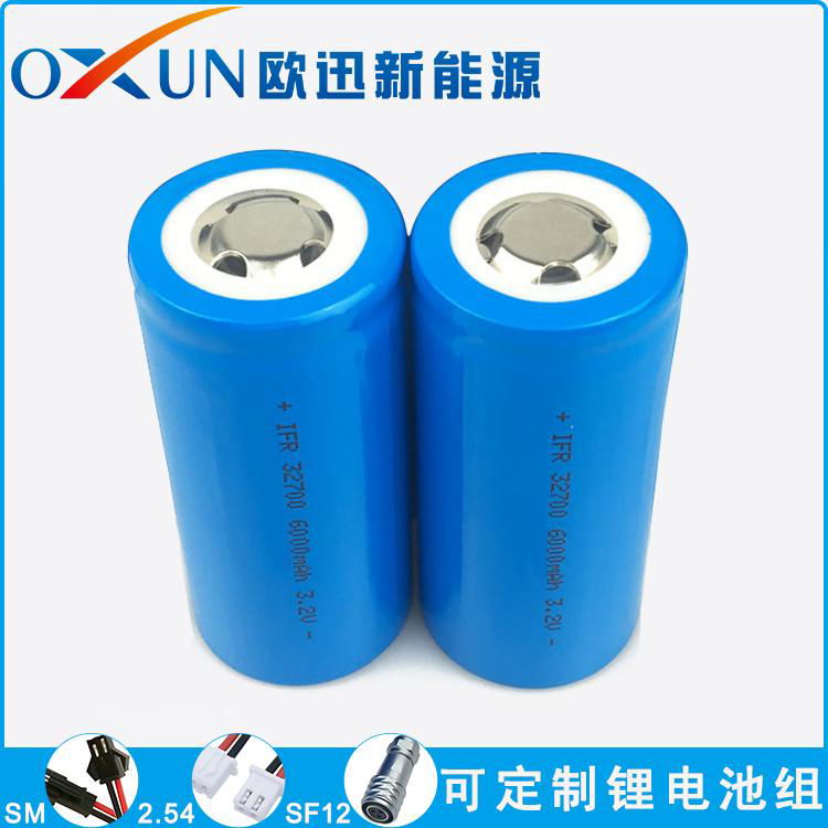 OXUN IFR32700 lithium iron phosphate battery 3.2V 6000mAh 2