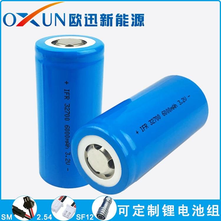 OXUN IFR32700 lithium iron phosphate battery 3.2V 6000mAh 4