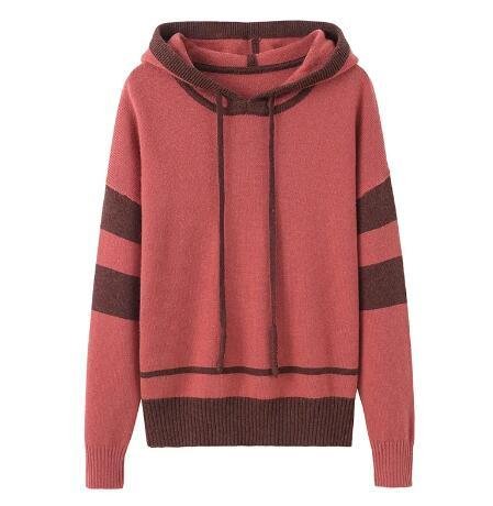 Women's hooded cashmere sweater 5