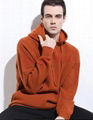 Men's hooded cashmere sweate	 2