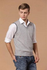 Men's cashmere vest