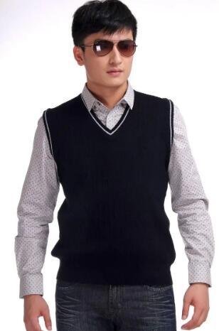 Men's cashmere vest 4