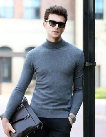 Men's knitted cashmere sweater 3