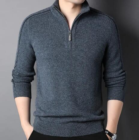 Men's knitted cashmere sweater 4