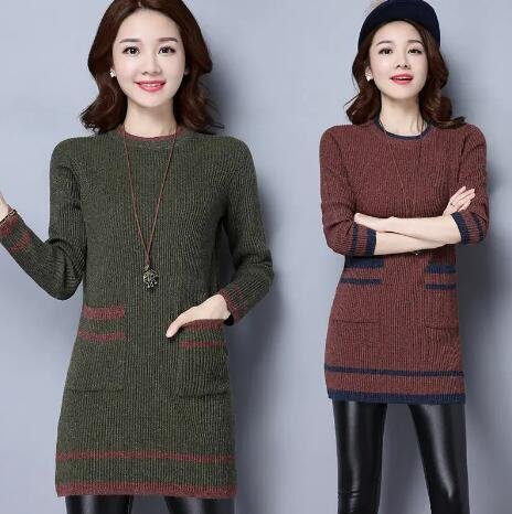 Ladies long cashmere sweater	 2