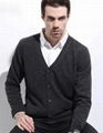 Men's cashmere cardigan 1